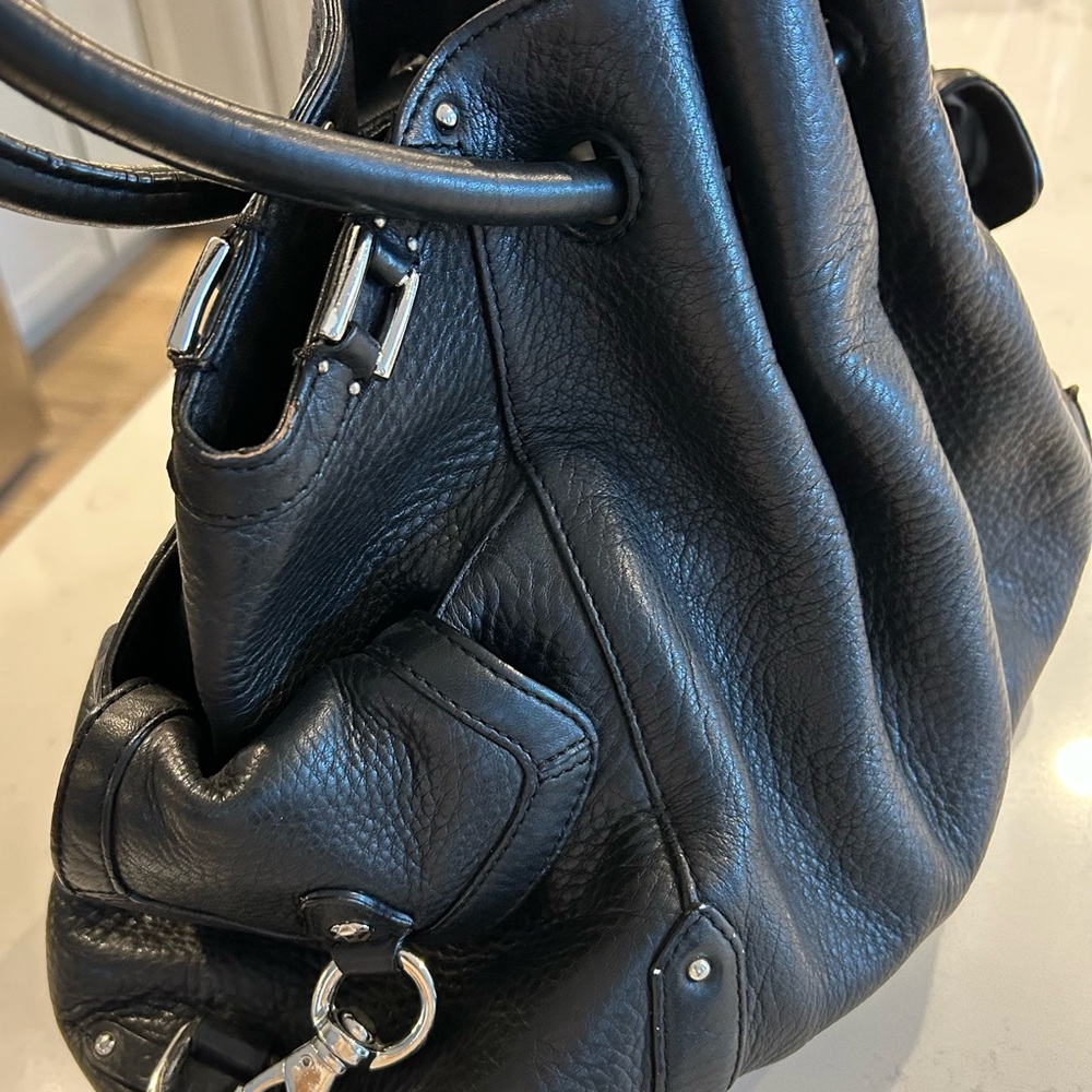 Cole Haan Black Leather Shoulder Bag